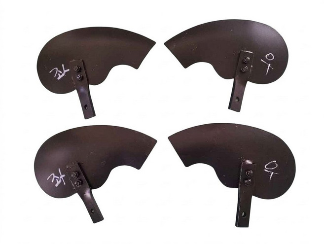 경운기 휴립날 두둑성형기에 사용 배토날 배토기날 1세트