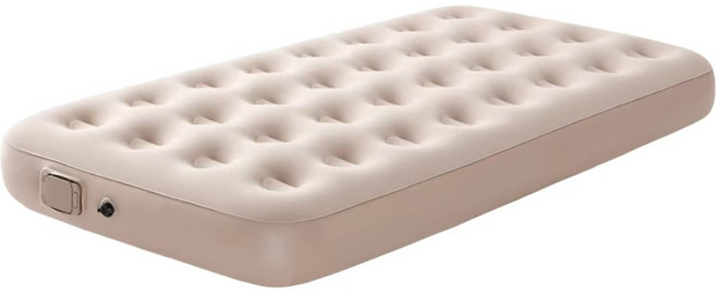 自動充氣床 絨面 附枕頭*3 多尺寸可選, 米色