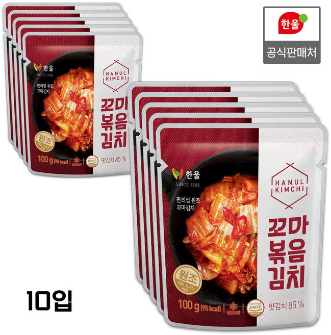 한울 원조볶음김치100g*10, 10개, 100g