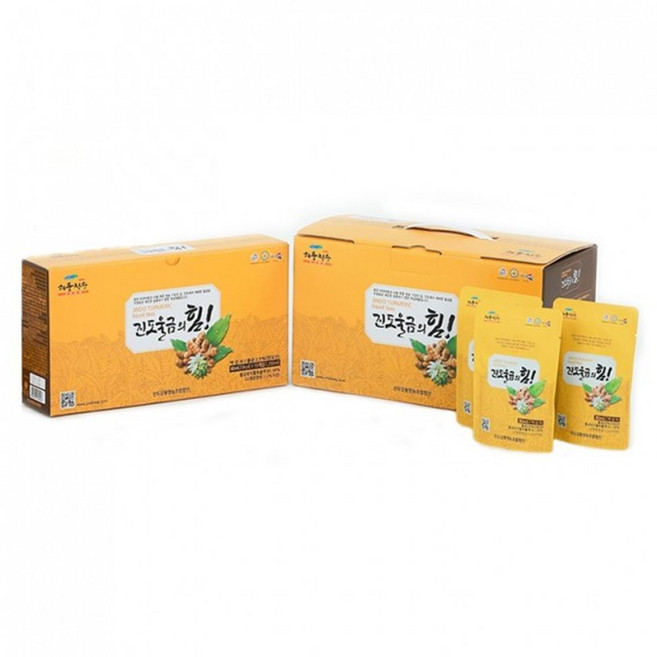 진도울금의 힘 80ml X 30포즙 울금액 진액 원액 엑기스 몸에좋은 간편 소포장 에좋은 울금, 1개