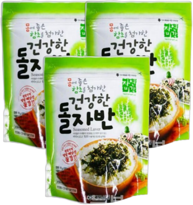 대국 자연미각 함초 돌자반, 3개