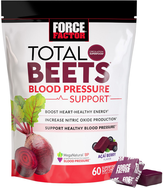 Force Factor Total Bit 極樂果莓果味軟嚼錠, 1個, 60錠