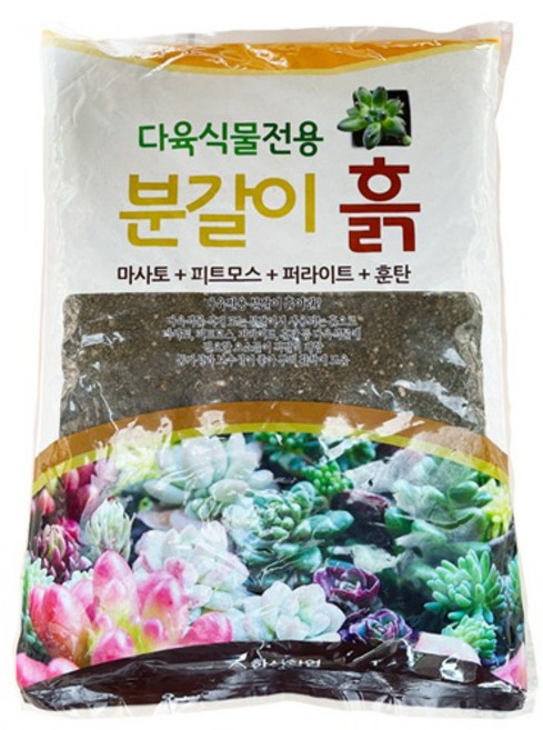 다육식물전용 분갈이 흙, 1개, 1.5kg