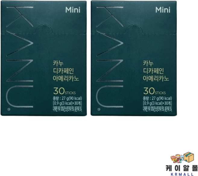 카누 디카페인 아메리카노 미니, 900mg, 30개입, 2개