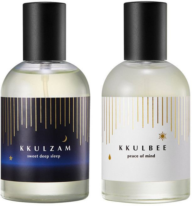 잠잘오는 숙면 릴렉싱 딥슬리핑 활력을 전달하는 스트레스 완화 꿀비 아로마 스프레이 세트, 1개, 50ml