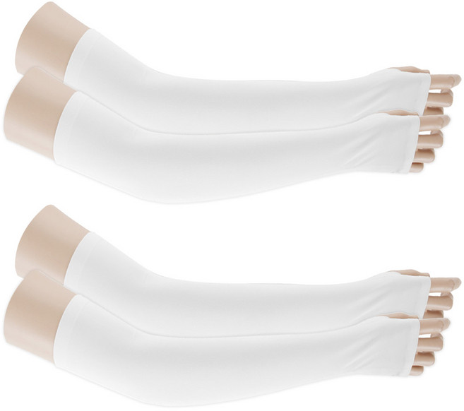 엘라운지 UV차단 냉감 쿨링 심리스 손등형 팔토시 2P