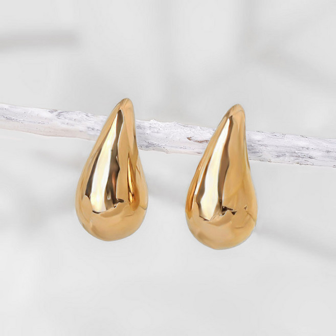 주리에떼 14K 18K 귀걸이 여성 핑크골드 르망 물방울 귀걸이 아내 여자친구 기념일 선물