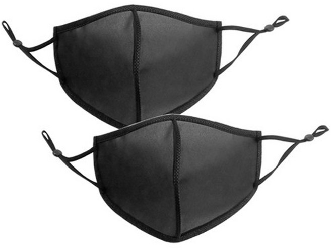 오투헬시 물놀이 마스크, 블랙, 2개