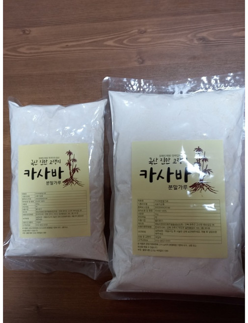 100%국내산 카사바 분말 가루 500g 1kg, 1개