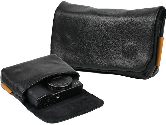 마켓세일러 카메라 파우치 똑딱이 케이스 마그네틱 가방 GR3 GR4 호환 S 소, 올블랙