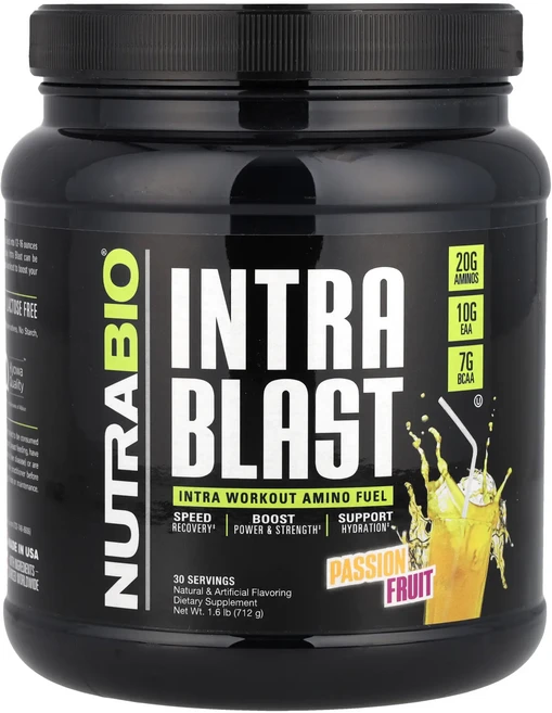 몸관리하세요 겨울입니다 NutraBio 인트라 블라스트 운동 중 아미노산 공급원 패션프루트 712g(1.6lb) 특별관리진행, NutraBio인트라블라스트운동중아미노산공급원패션프루트, 1개 - 쿠팡