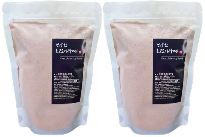 꼬숩네 초코 소이라떼 핫초코 파우더 카카오 가루 코코아 초코라떼, 2개, 300g