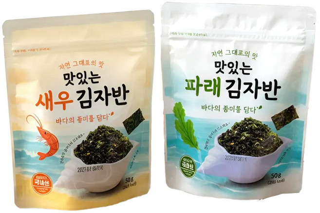 명인이 만든 맛있는 김자반 50g 돌자반 김가루, 1개, 새우김자반
