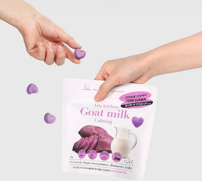 알로키친 강아지 자연방목 목초 산양유 고트밀크 카밍, 1개, 35g, 카밍밀크