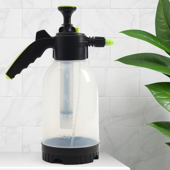 농사템 압축분무기 2L 홈가드닝 미세 고압 2WAY분사, 에어분무기 블랙, 1개