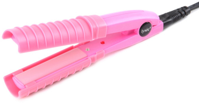 추억의 고데기 세라믹 헤어 스타일러 광림산업 고데기 KE-300, 핑크