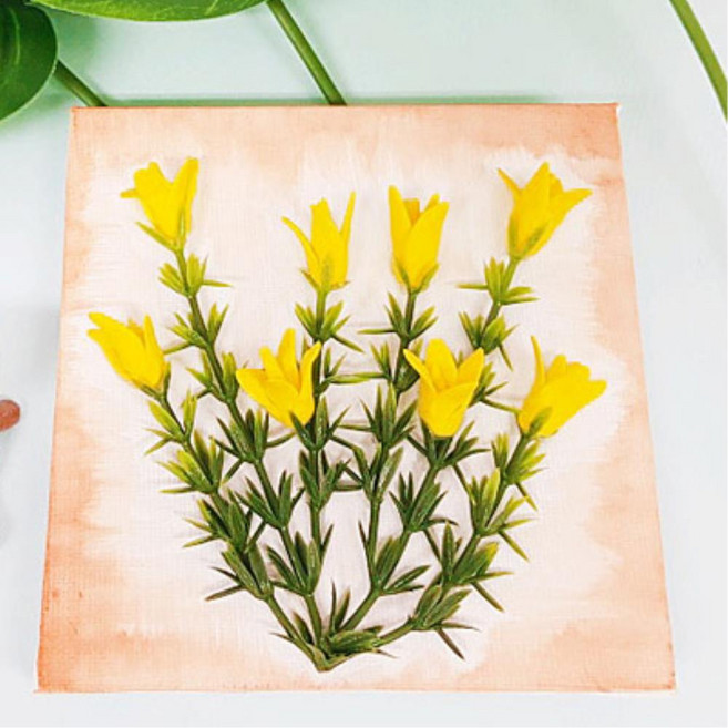 캔버스 봄꽃액자 만들기 개나리 1P 어린이집 초6 5살 취미 중1 초4 돌봄