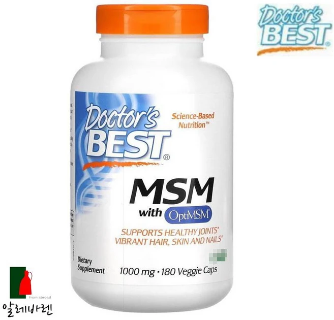 닥터스베스트 MSM 1000mg 베지 캡, 180개입 × 1개, 180정, 1개 - 쿠팡