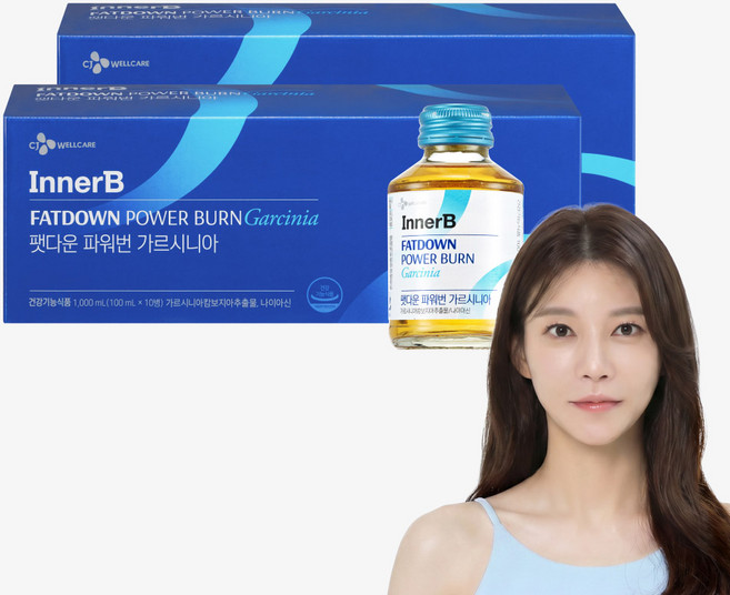 CJ 팻다운 파워번 마스터 가르시니아 10병, 1L, 2박스