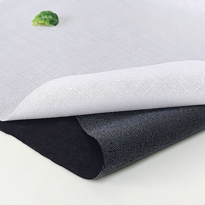 짱패브릭 23수 tc 도트 접착심지, 1개, 블랙