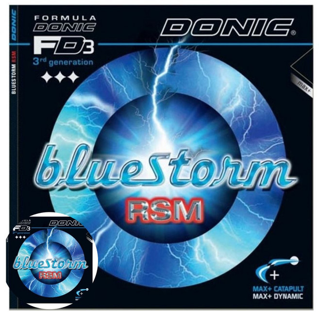 도닉 탁구라켓 탁구러버 블루스톰 RSM 튼튼한라켓