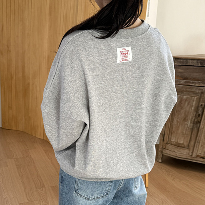 마이쏭 여성 봄 가을 긴팔티 1896라벨브이넥맨투맨