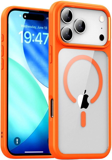 아이폰17 시리즈 전용 케이스 고투명 자석식 케이스 변색 및 누렇게 변하지 않음