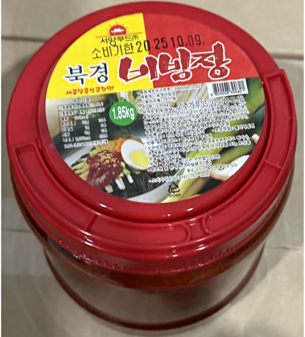 서양푸드 북경 양념비빔장 1.85kg, 6개