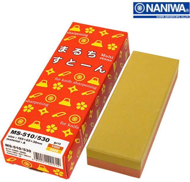 나니와 양면 칼갈이 숫돌 전문가용 1000방 3000방 양면숫돌, 1개