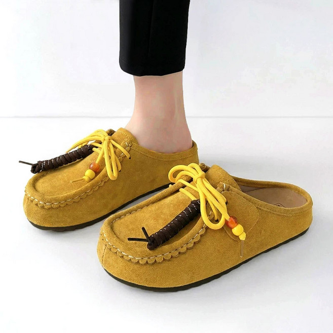 Modern Fashion 여성 트렌디 통굽 슬리퍼 발편한 뮬 블로퍼 AF84