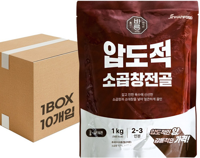 7위 - 진한식품 바른 압도적 소곱창전골, 10개, 1kg