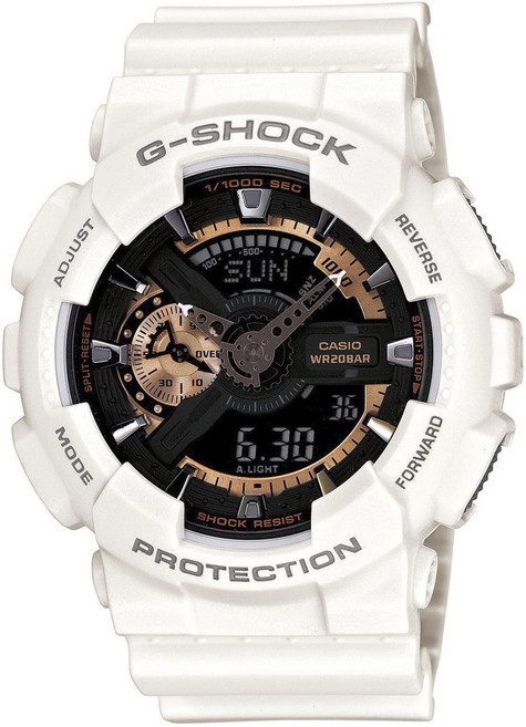 CASIO 卡西歐 G-SHOCK 玫瑰金系列 防震 WR 20 bar 男性運動手錶 GA-110RG-7AJF
