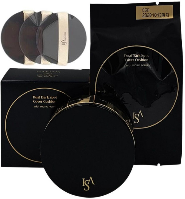 이자녹스 듀얼 기미 커버 쿠션 본품 15g + 리필 15g 세트, 23호 본품 1개 + 리필 1개 + 퍼프 3매, 1개