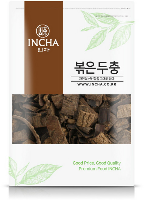 인차 국산 볶은두충 두충차 볶은두충나무껍질, 1개, 600g