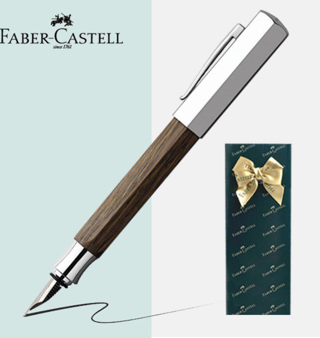 파버카스텔 만년필 온도르 [무료선물포장], 우드, EF촉(가는촉)