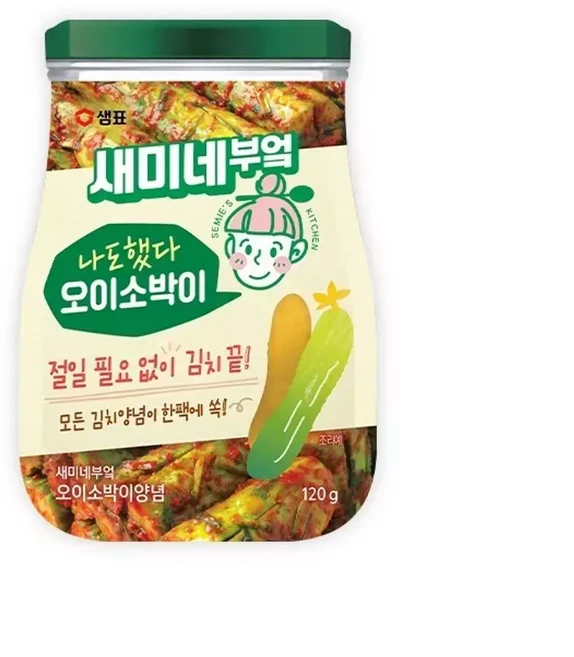 샘표 새미네부엌 오이소박이양념 120g, 1개