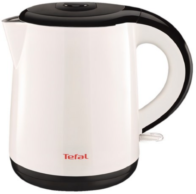 테팔 세이프티 화이트 앤 블랙 전기포트 1L, KO2611KR(흰색)