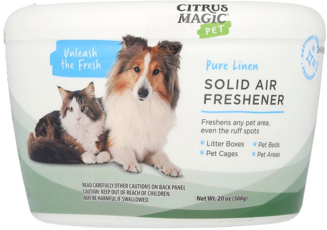 시트러스매직 반려동물 고체방향제 린넨향 566g CIM-72195, Citrus Magic (시트러스 매직) Magic,, 1개