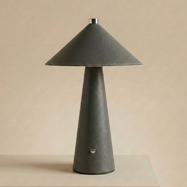 코넬 아크 무선 LED 램프 단스탠드 무드등 캠핑 랜턴 인테리어 오브제 탁상 방수 조명, 스톤그레이