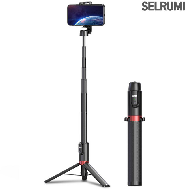 올인원 삼각대 블루투스 셀카봉 SEL-CT1300M, CT1300M, 1개