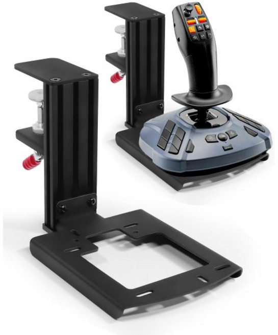 금속 데스크 마운트 비행 시뮬레이션 스틱용 Thrustmaster SimTask Farmstick T-Flight Hotas One X T16000M FCS TCA Sidest, 금속 데스크 마운트 비행 시뮬레이션 스틱용 Thrust