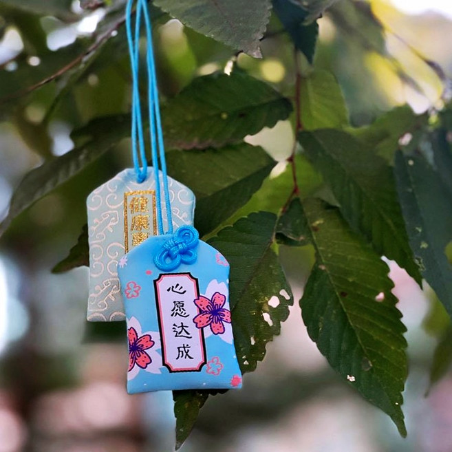 소원성취 일본 오마모리 키링 부적 금전운 사랑운 취업 재물 시즌2 복주머니, 심원달성