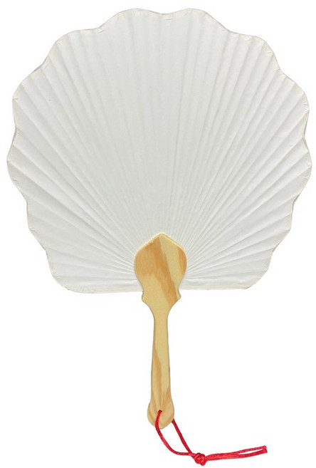 종이 부채 꽃부채, 2개