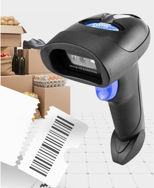 무선 바코드 스캐너 QR코드 스캔 리더기, 1개