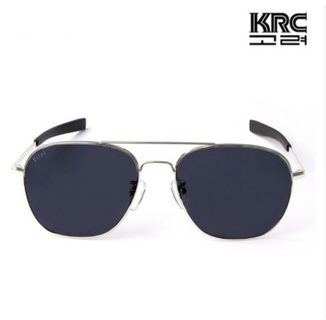 KRC 고려 파일럿 공군 조종사 탑건 공용 선글라스 KREX P1 (블랙) 보호안경, 1개