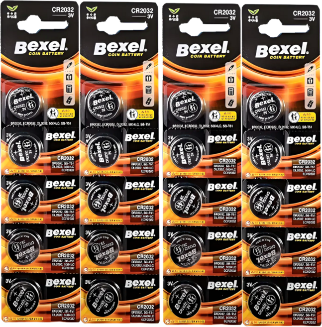 건전지나라 자동차키 정품 호환 벡셀 알카라인 CR2032 3V 코인 건전지 최신제조, 95개, 1세트