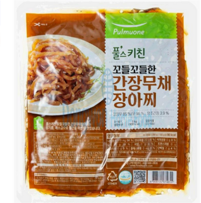 풀무원 풀스키친 꼬들꼬들한간장무채장아찌, 1개, 1kg