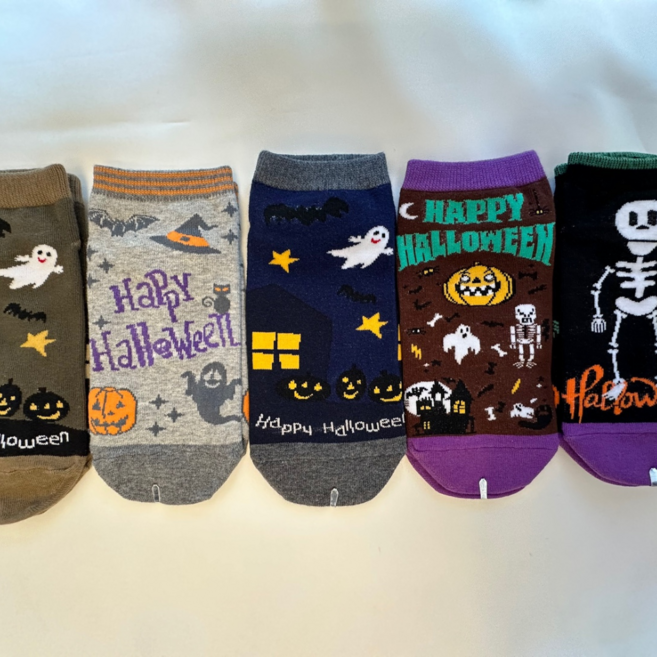 할로윈 코스튬 스니커즈 양말 5종류 1SET