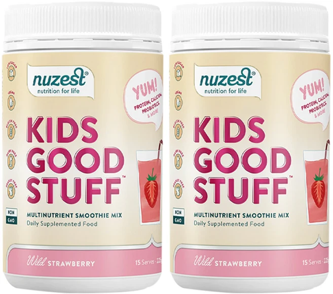 뉴제스트(Nuzest) 뉴제스트 키즈 굿 스터프 와일드 스트로베리 225g X 2개, 450g, 1세트 - 쿠팡