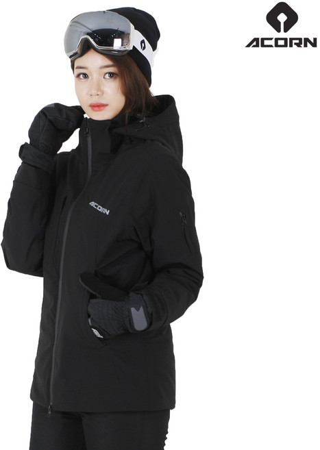 에이콘 골드 스키복 보드복 자켓 블랙